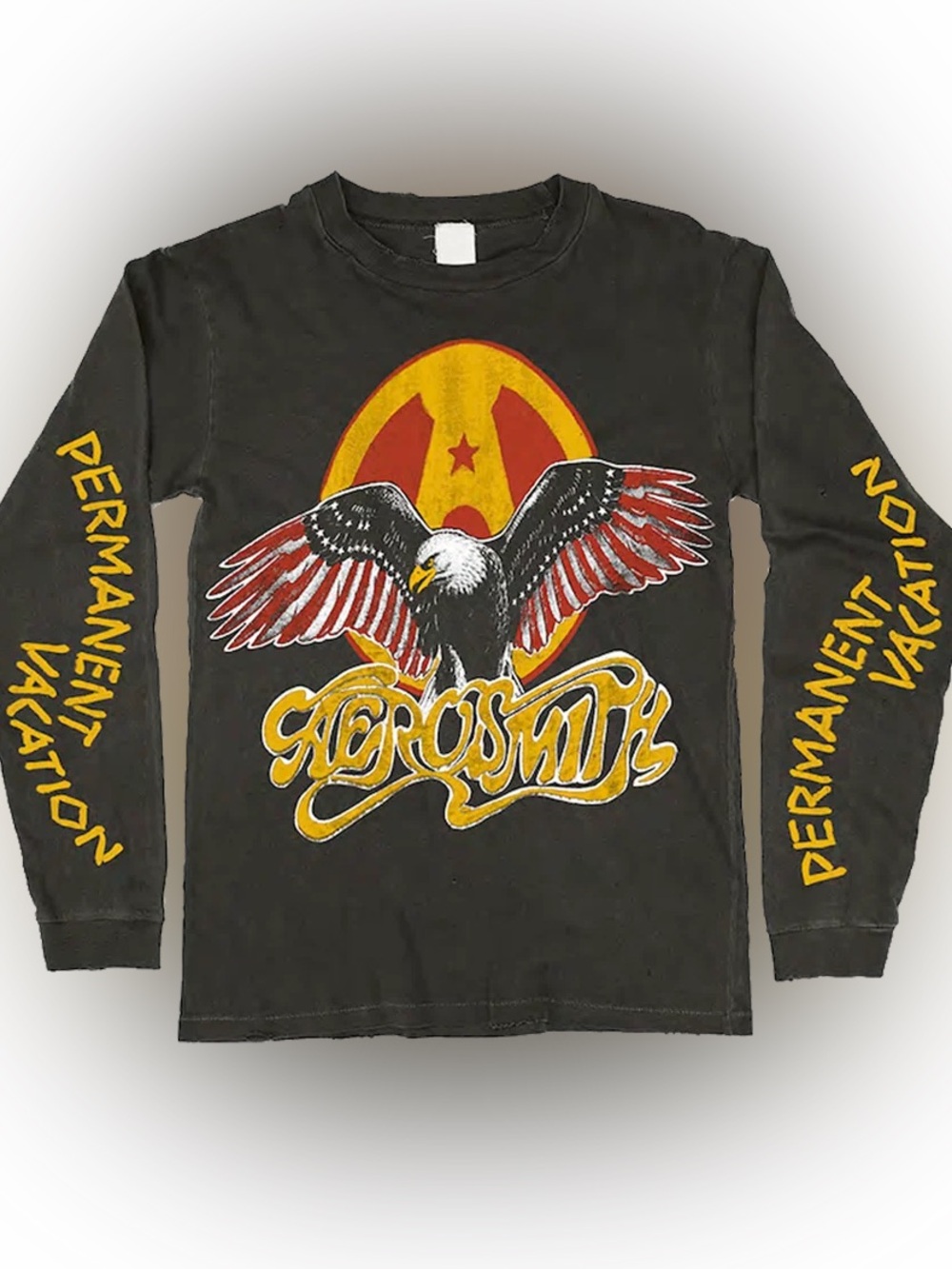 Madeworn Aerosmith Longsleeve T-Shirt Small Permanent Vacation Eagle $235